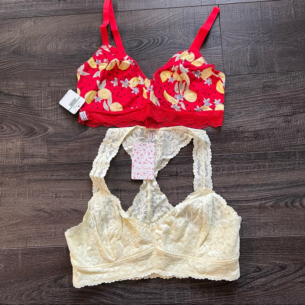 Free People Intimately Bralettes (Lot of 2)